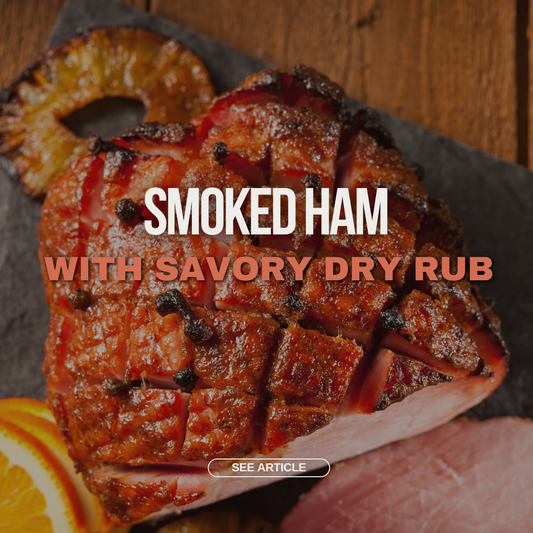 Smoked Holiday Ham Recipe with Savory BBQ Rub