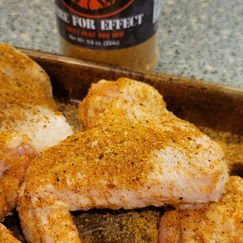 Chicken Wings with Sweet Heat Rub