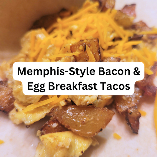 Memphis-Style Bacon & Egg Breakfast Tacos