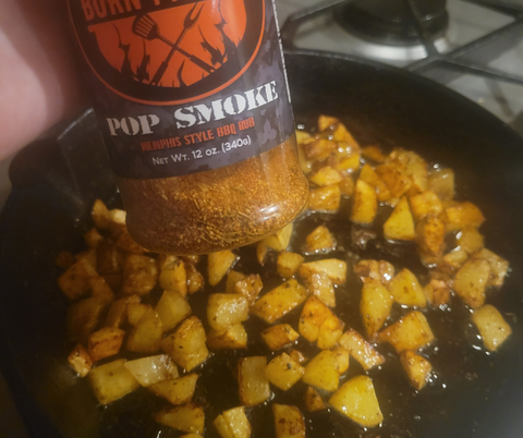 Potatoes in cast iron